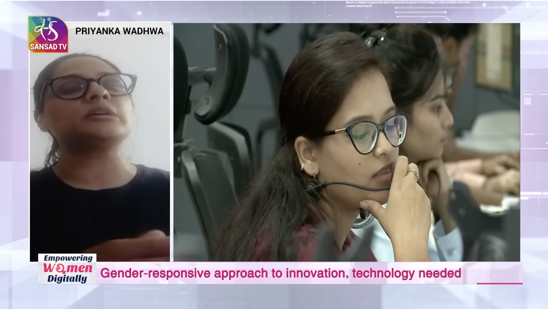 Priyankka Wadhwa on Sansad TV